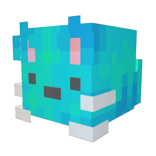 RequiemOwl Minecraft avatar head, 3D render