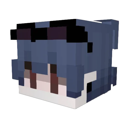 Rersogame1303 Minecraft avatar head, 3D render