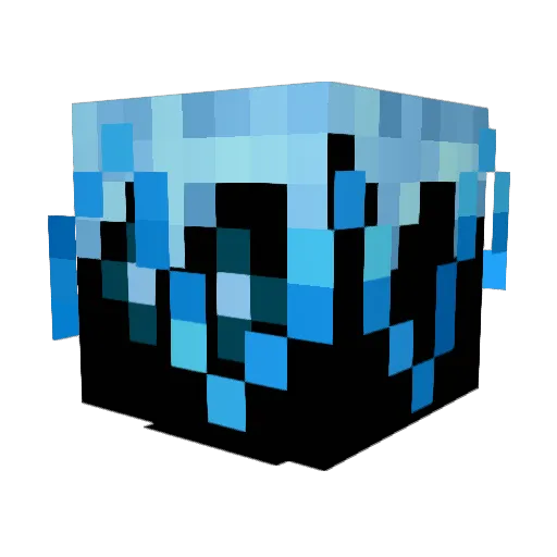 Res0_Nance Minecraft avatar head, 3D render