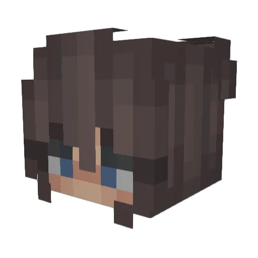 ResMayy Minecraft avatar head, 3D render