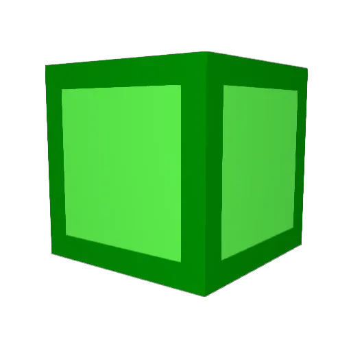 ResQQ Minecraft avatar head, 3D render