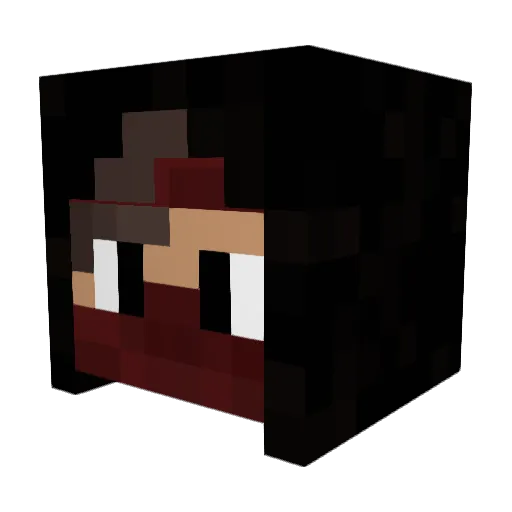 ResQue_ger Minecraft avatar head, 3D render