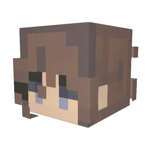 Resaeus Minecraft avatar head, 3D render