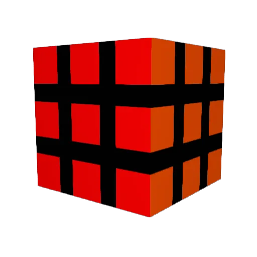 Rescindment Minecraft avatar head, 3D render