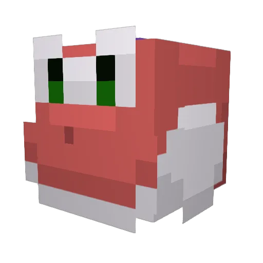 ReservedJam3613 Minecraft avatar head, 3D render