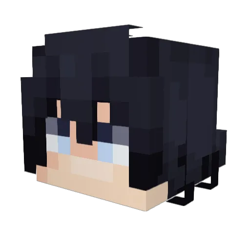 Reset404 Minecraft avatar head, 3D render