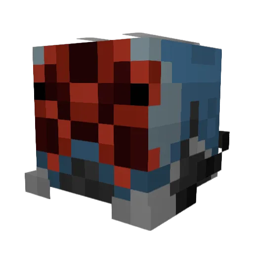 ResetPlayz Minecraft avatar head, 3D render