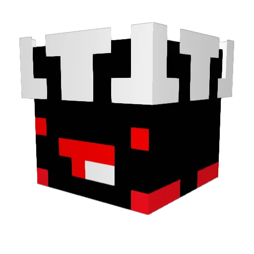 Reshiah Minecraft avatar head, 3D render