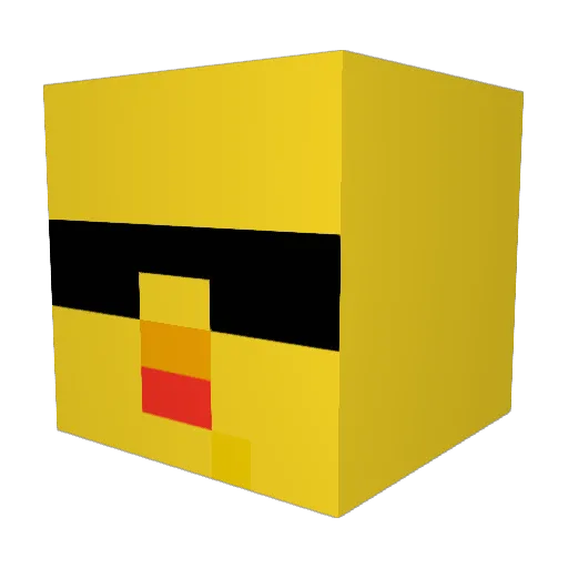 ResidentBark877 Minecraft avatar head, 3D render
