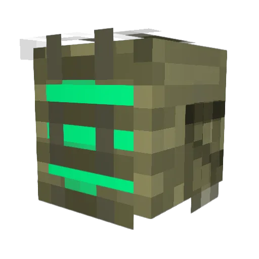 ResidentPuma Minecraft avatar head, 3D render