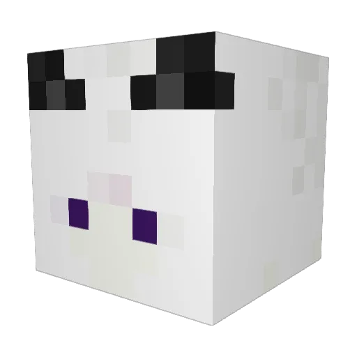 Residentmindless Minecraft avatar head, 3D render