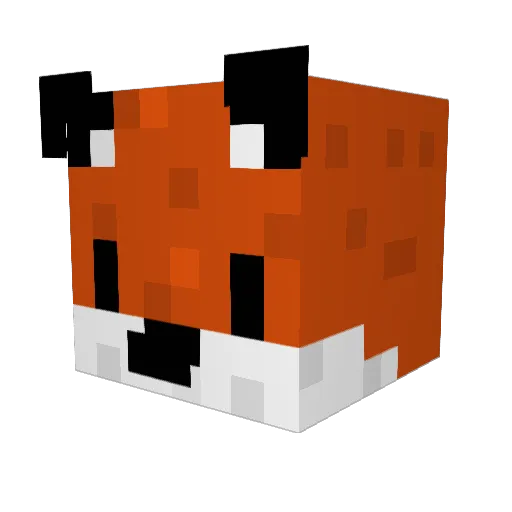 Resili_ Minecraft avatar head, 3D render