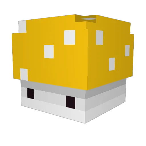Resken Minecraft avatar head, 3D render
