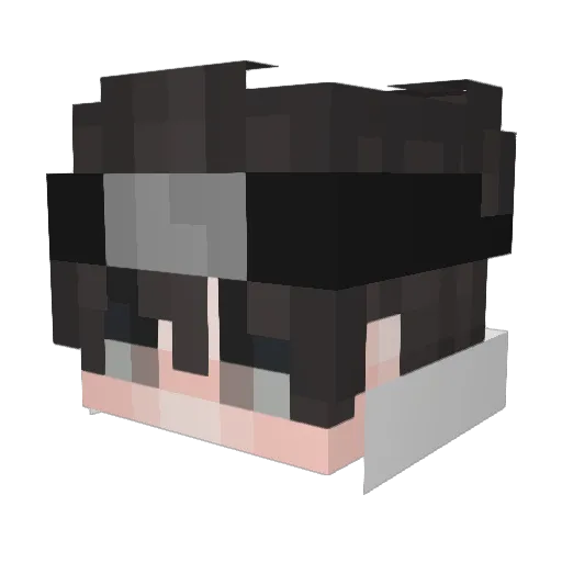 ResoluteRiot Minecraft avatar head, 3D render