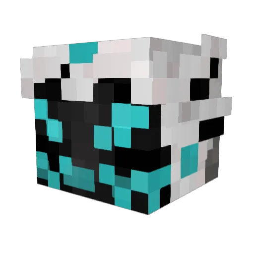 Resonant_Sound Minecraft avatar head, 3D render