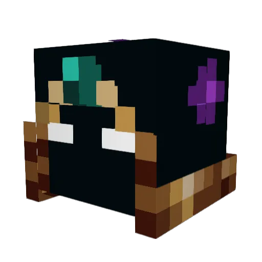 Resonanter Minecraft avatar head, 3D render
