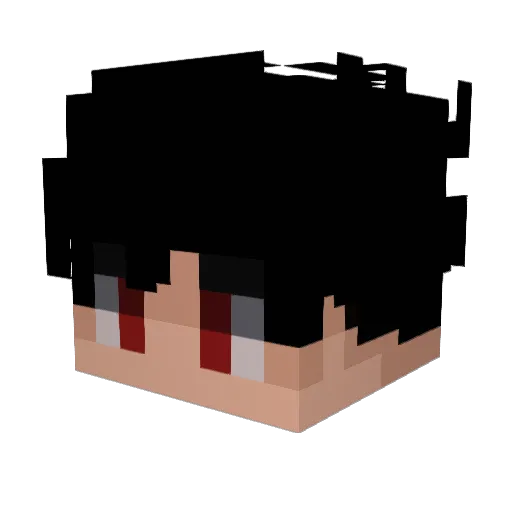 Resonantgoat Minecraft avatar head, 3D render