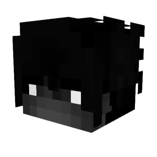 Resortments Minecraft avatar head, 3D render