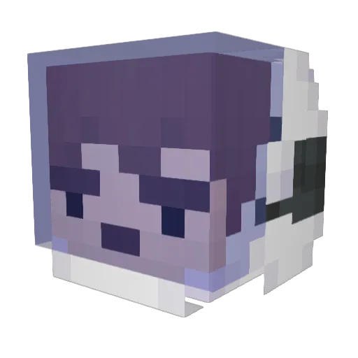 Resothy Minecraft avatar head, 3D render