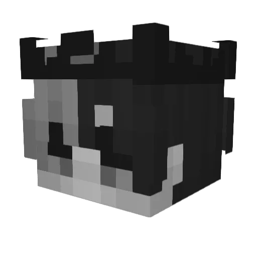 RespectJ Minecraft avatar head, 3D render