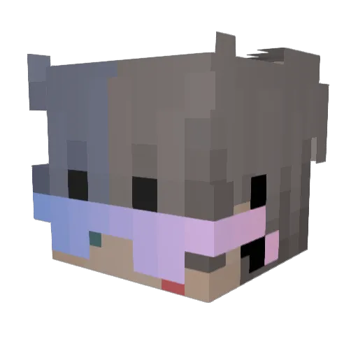ResquarteYT Minecraft avatar head, 3D render