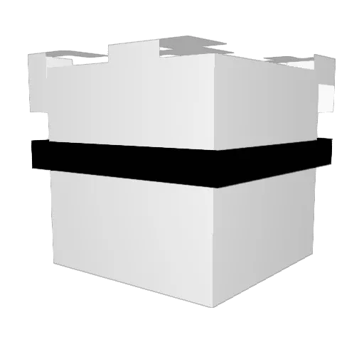 ResteRmano Minecraft avatar head, 3D render