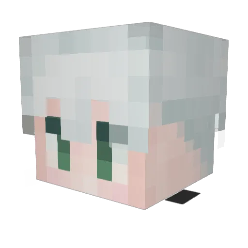 Restrace Minecraft avatar head, 3D render