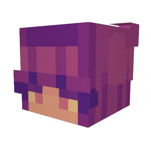 Restrepy Minecraft avatar head, 3D render