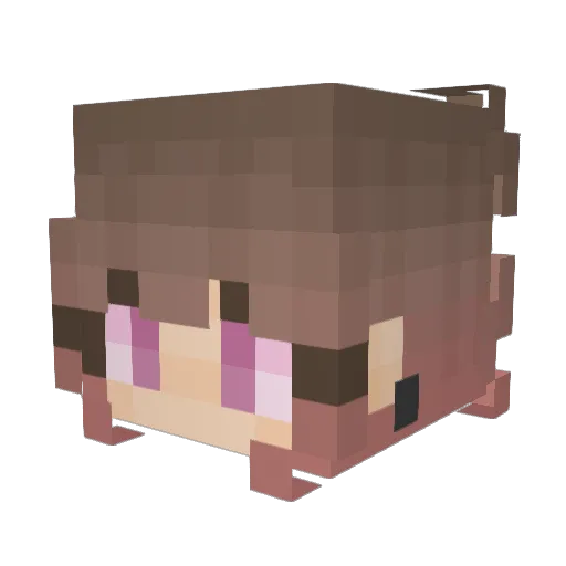 Restrict100 Minecraft avatar head, 3D render