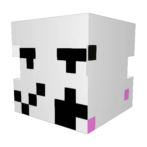 RestrictMC Minecraft avatar head, 3D render