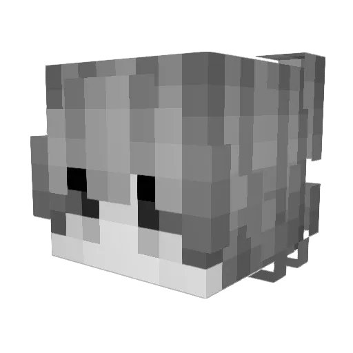 RestrictMe Minecraft avatar head, 3D render