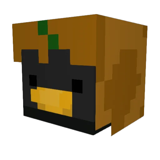 Resucetoast_ Minecraft avatar head, 3D render