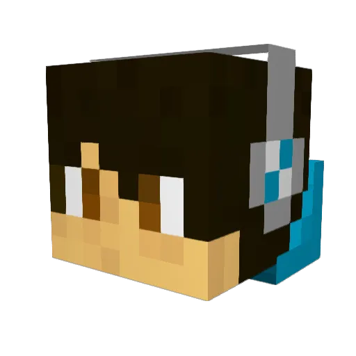 Resul9704 Minecraft avatar head, 3D render