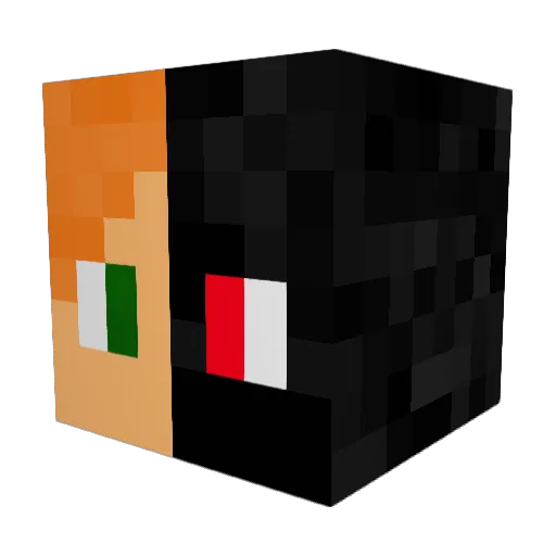 Rethon15 Minecraft avatar head, 3D render