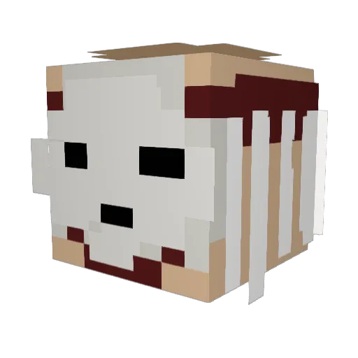 Retiarius_PX Minecraft avatar head, 3D render