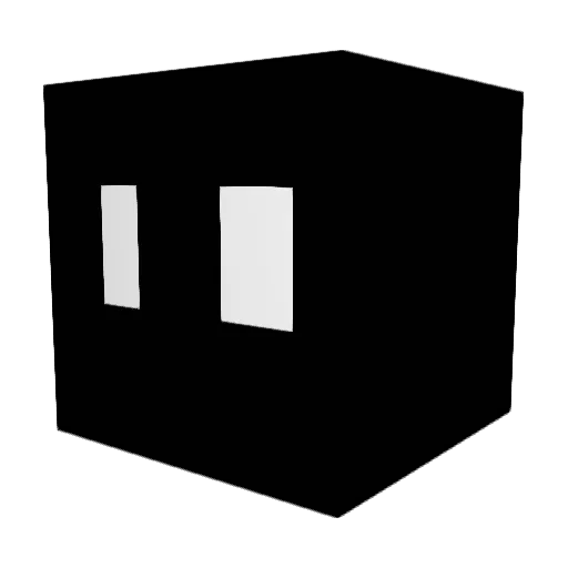Retik Minecraft avatar head, 3D render
