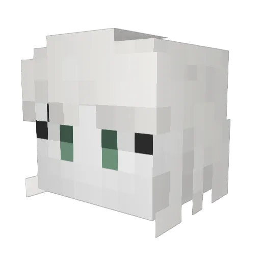 Retivest Minecraft avatar head, 3D render