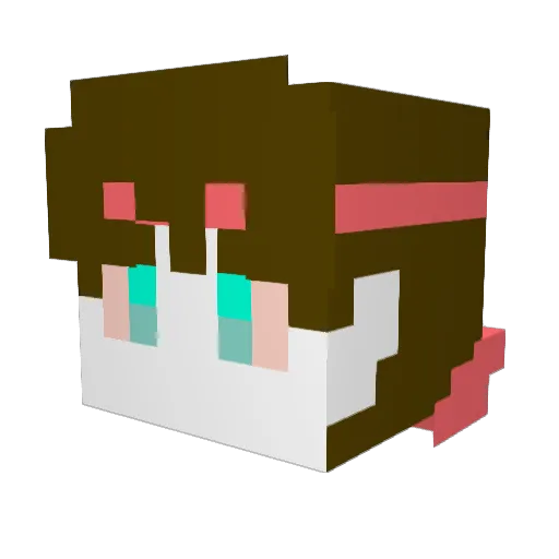 Retnuh_PT Minecraft avatar head, 3D render