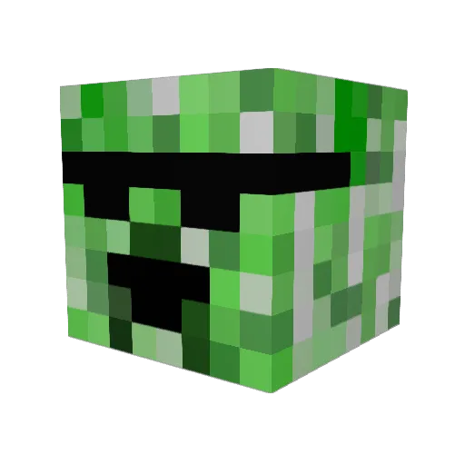 Retr0_1883 Minecraft avatar head, 3D render