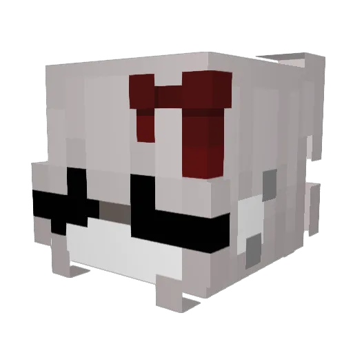 Retr0_Reactive Minecraft avatar head, 3D render