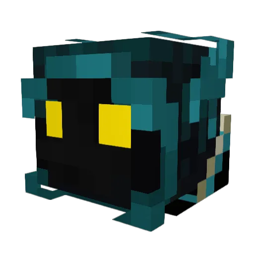 Retro2400 Minecraft avatar head, 3D render
