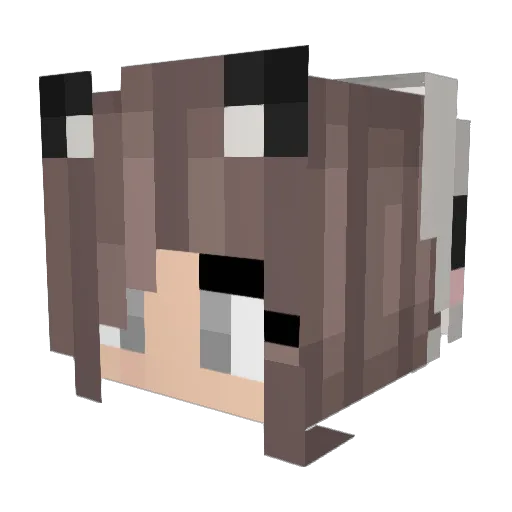 RetroFreddy Minecraft avatar head, 3D render