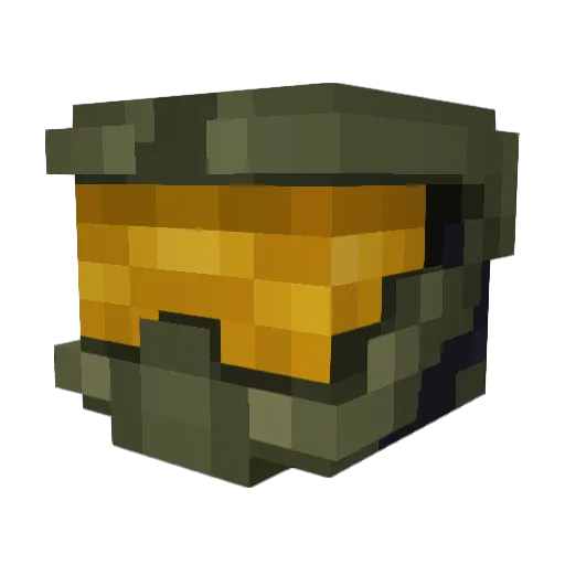 RetroReduxYT Minecraft avatar head, 3D render