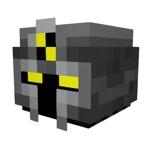 Retro_Minecraft Minecraft avatar head, 3D render