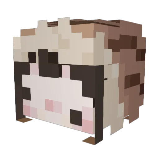 Retro_Monster Minecraft avatar head, 3D render