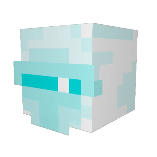 Retro_Shock Minecraft avatar head, 3D render