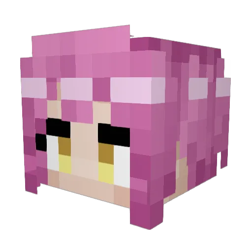 Retroblaze2000 Minecraft avatar head, 3D render