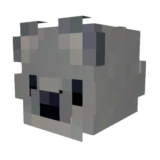 Retrokin Minecraft avatar head, 3D render