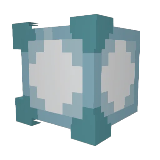 Retronub Minecraft avatar head, 3D render