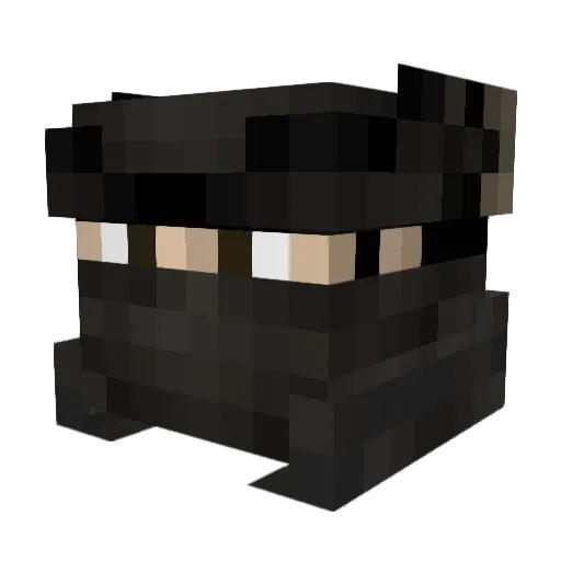 Retroweve Minecraft avatar head, 3D render